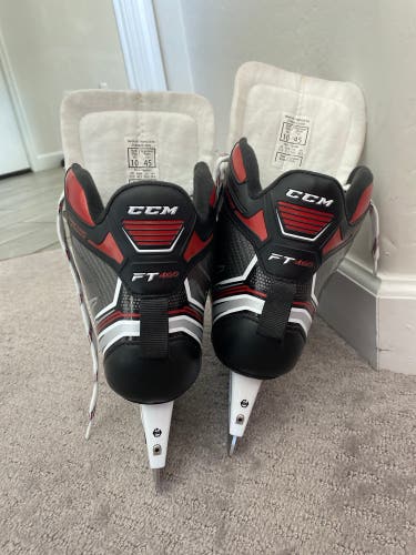 Senior CCM Regular Width Size 10 FT460 Hockey Goalie Skates