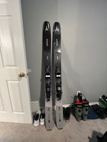 2021 Atomic Backland 107 176cm with atomic shift 13 bindings.