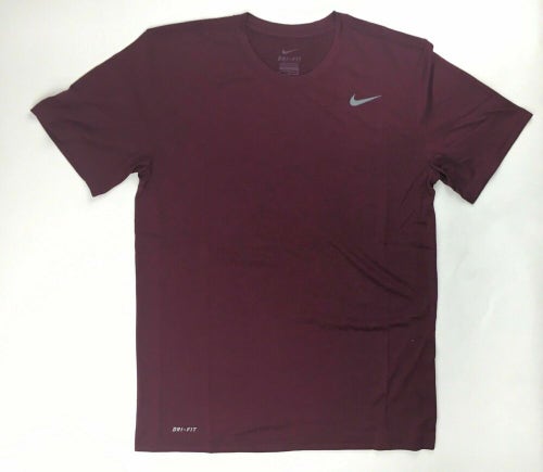 Nike Dry-Fit Legend Training Short Sleeve T-Shirt Men's 2XL 727982 Maroon