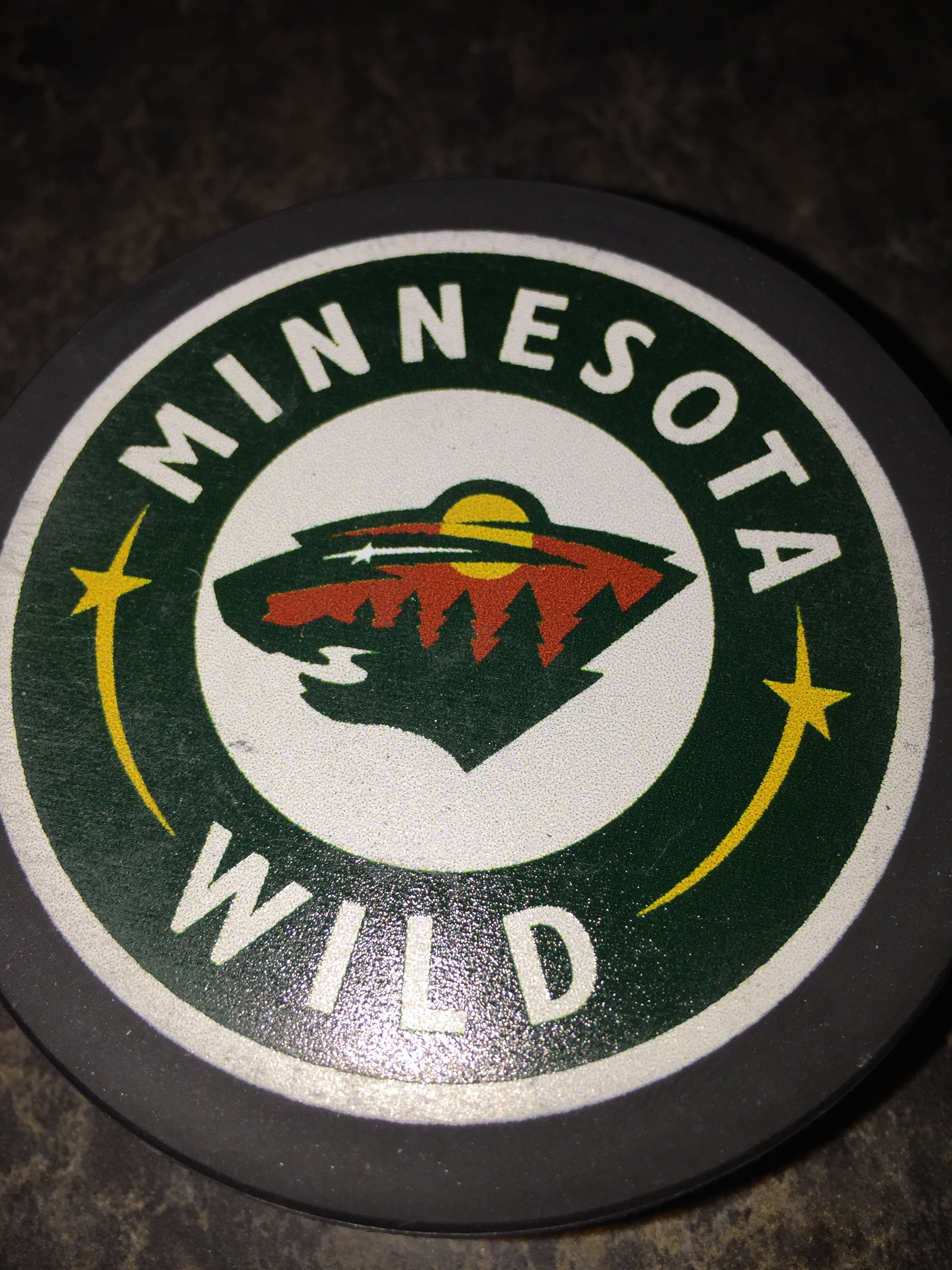 Puck NHL Minnesota Wild