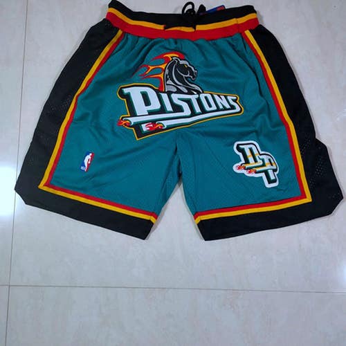 Detroit Pistons basketball Shorts NBA Purple New Men's Adult Medium Shorts