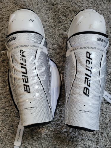 Used Bauer Shin Pads size 14