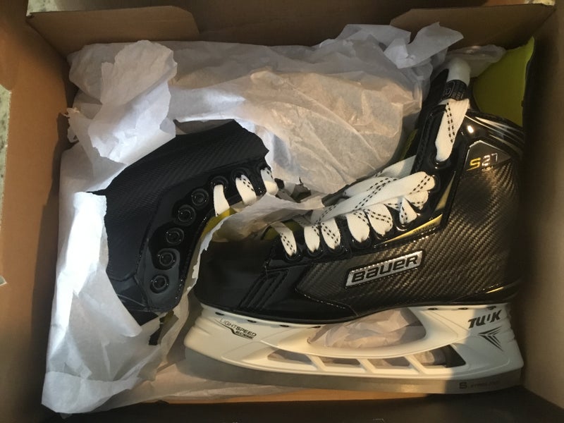 Senior New Bauer Supreme S27 Hockey Skates Regular Width Size 8