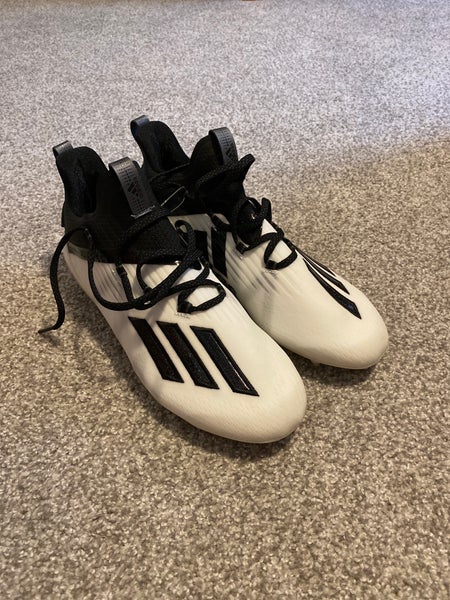 White Men's Molded Cleats Low Cut Adizero