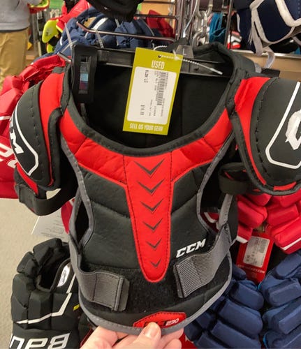 CCM Quick lite 230 QLT LE Used Large Youth hockey Shoulder Pads