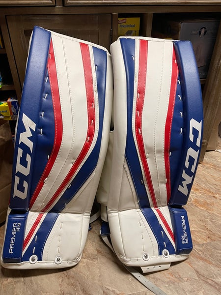 Used Intermediate 30" CCM Premier R1.9 Goalie Leg Pads