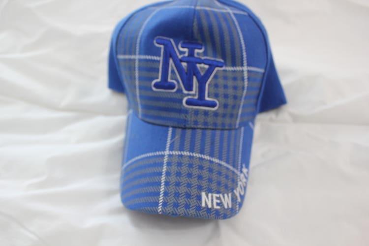 New York Yankees Blue plaid Adult Unisex New One Size Fits All