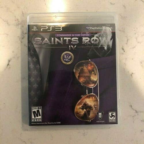 Saints Row IV 4 Commander in Chief Edition (Sony Playstation 3 PS3) -Tested