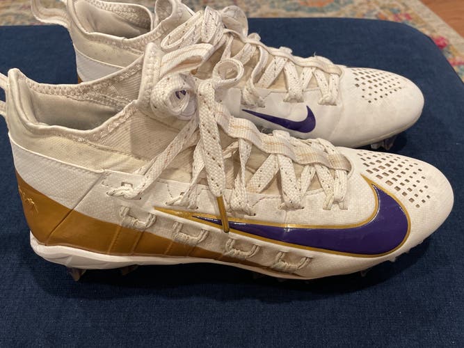 White Adult Molded Cleats Nike Huarache