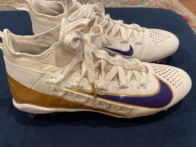 White Adult Molded Cleats Nike Huarache
