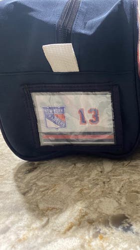 Alexis Lafreniere Pro Stock NHL New York Rangers Toiletry Bag Tape Equipment Player Issue