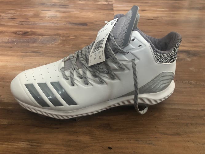 Adidas Icon Bounce Mid Metal Cleats Size 11