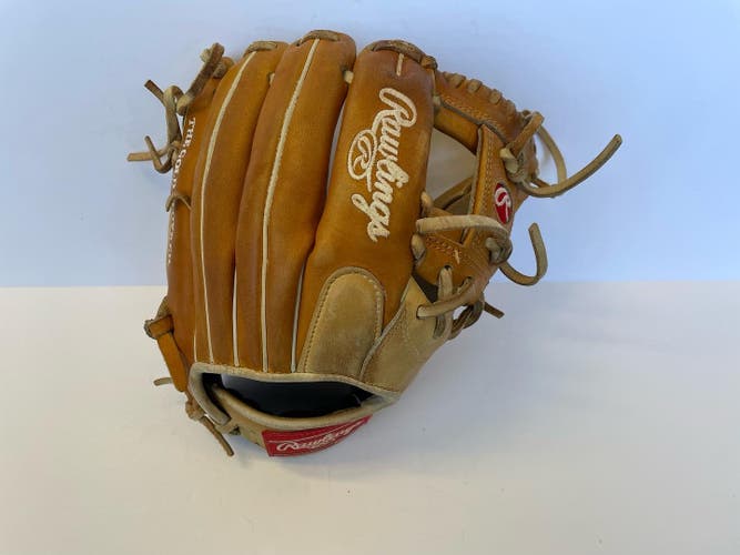 Used Right Hand Throw Rawlings Infield Heart of the Hide Baseball Glove 11.5"