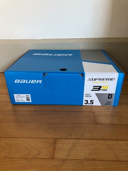 Junior New Bauer Supreme 3S Pro Hockey Skates Regular Width Size 3.5