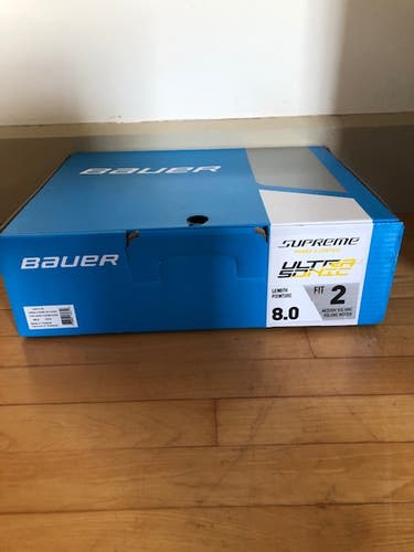 Senior New Bauer Supreme UltraSonic Hockey Skates Size 8 Fit 2