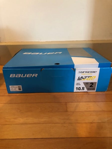 Senior New Bauer Supreme UltraSonic Hockey Skates Size 10.5 Fit 2