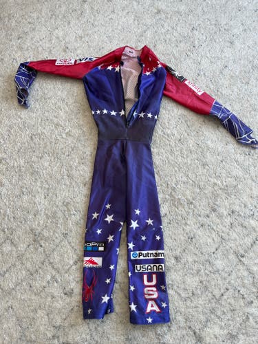 Women's Used Medium Spyder US Ski Team Suit FIS Legal