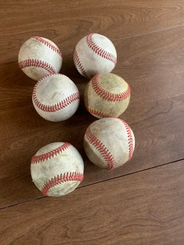 6 pack Baseballs