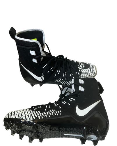 Nike Force Savage Elite Td Football Cleats / Black White / 13 M US