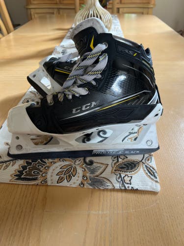 Used CCM Regular Width  Size 8 AS1 Hockey Goalie Skates