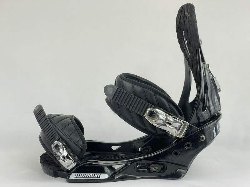 Size L Burton Mission Black Mens Snowboard Bindings | SidelineSwap