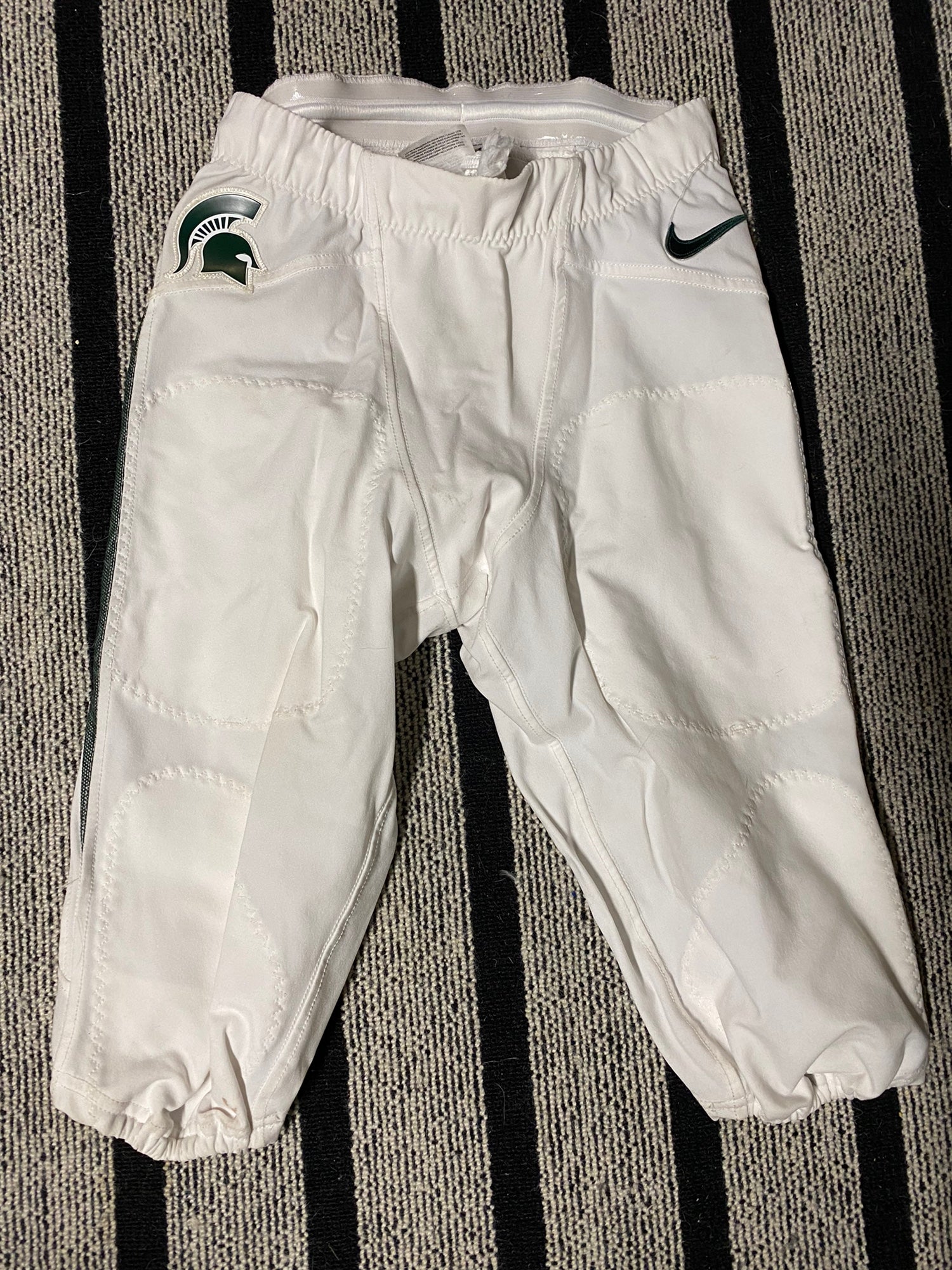 Details about   MEN'S WHITE USED Football PANTS ADULT XL 