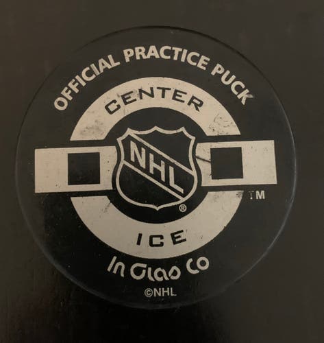 Official NHL Practice Puck