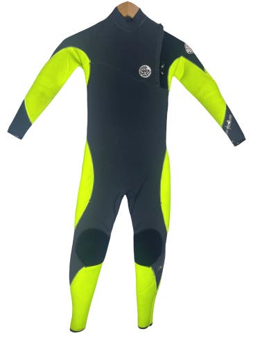 Rip Curl Childs Full Wetsuit Youth Kids Size 12 Flash Bomb 4/3 Zip-Free