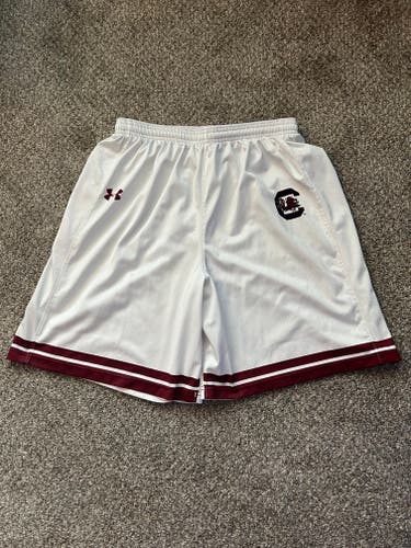 South Carolina Men's Lacrosse White Game Shorts (L)