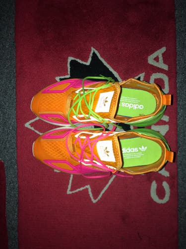 Orange Adidas Size 9.5 (Women's 10.5) Shoes