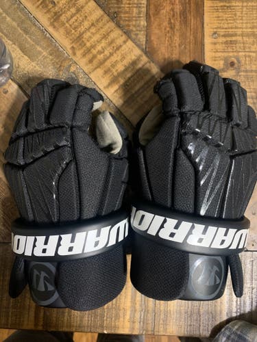 Used Player's Warrior Burn Next Lacrosse Gloves 10"