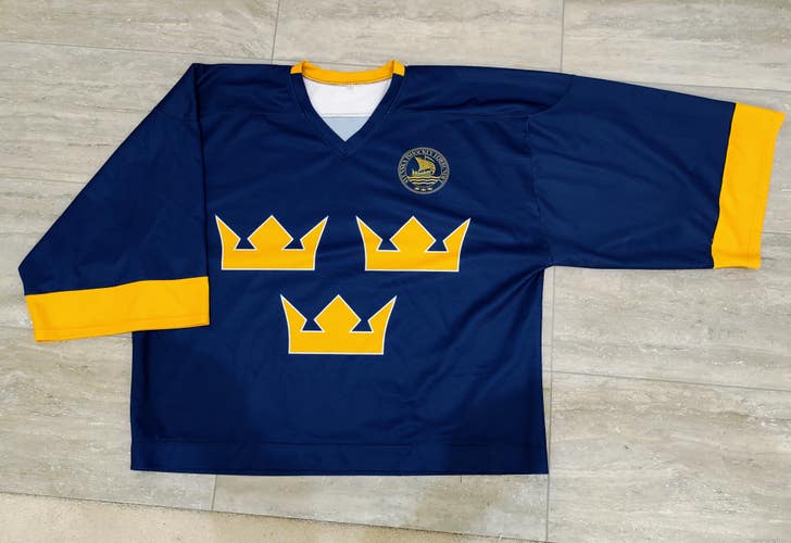 Used Team Sweden Goalie Cut Jersey