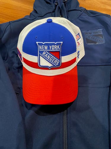 Adam Fox New York Rangers Fanatics Authentic Pro HAT Player Team Issue