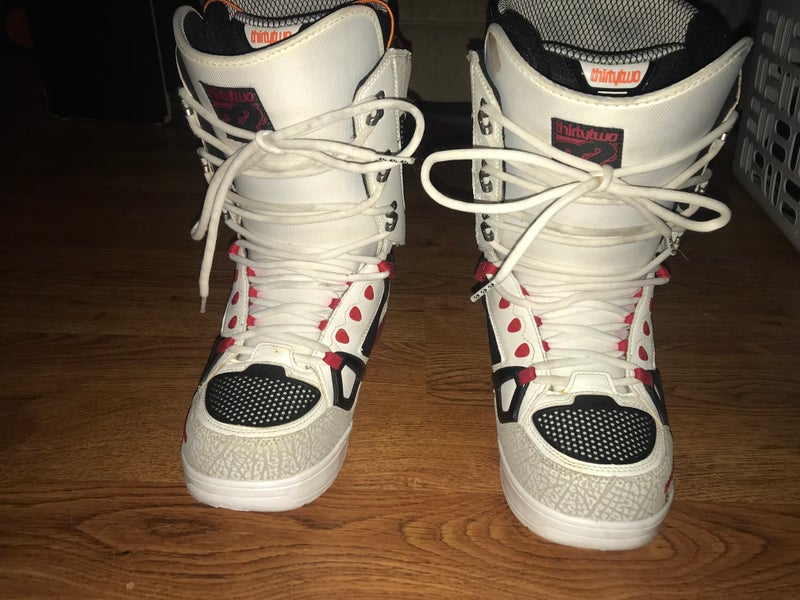 Men's Used Size 12 (Women's 13) Thirty Two TM-2 Snowboard Boots Medium Flex All Mountain