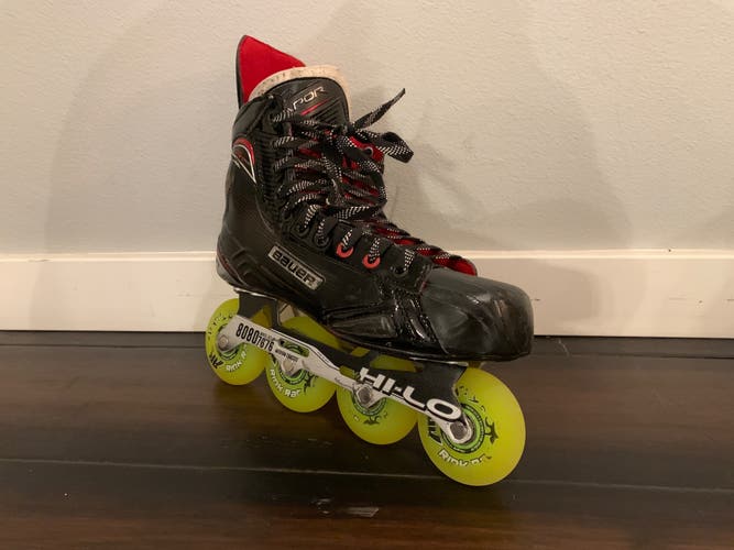 Roller Bauer Regular Width Size 8.5 Bauer XR 600 Hockey Skates