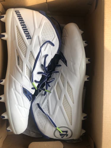 White Men's Molded Cleats High Top Burn 8.0 Size 13