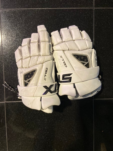 Used STX 11" Cell IV Lacrosse Gloves