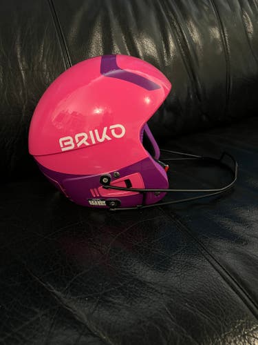 Used Briko Vulcano Jr. FIS Helmet FIS with chinguard, $90 or best offer. Size S/M 53cm-56cm.
