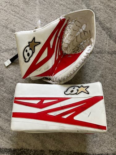 Brian's G-Netik 8.0 Goalie Glove/Catcher & Blocker Senior Regular Set