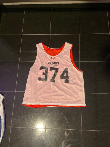 White Adult Medium/Large Under Armour Jersey