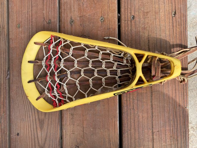 Vintage STX SAM Lacrosse Head Yellow Rare