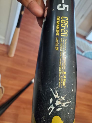 Used 2020 DeMarini CF Zen Bat 27 oz 32"