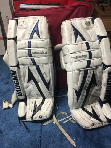 Used 32" Vaughn Velocity V3 Goalie Leg Pads