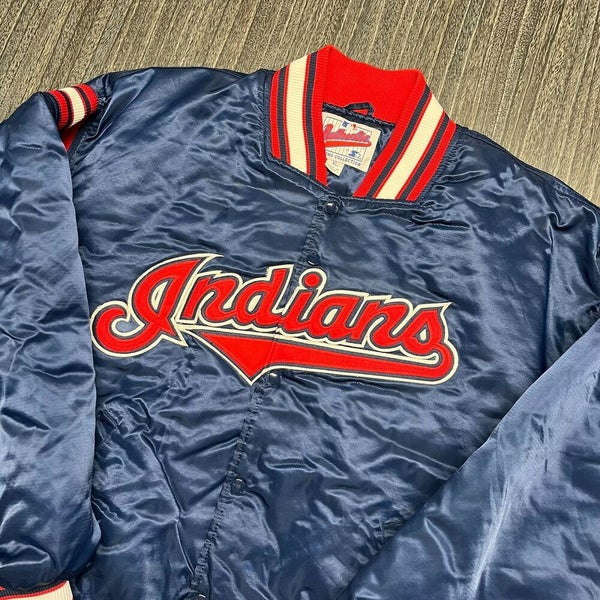 Vintage 90s Russell Athletic Cleveland Indians Baseball Jersey Blue MLB USA  XL