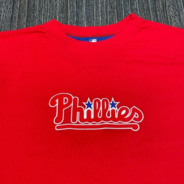 Philadelphia Phillies , T SHIRT BY MAJESTIC , 2XL SHORT SLEEVE , Vintage