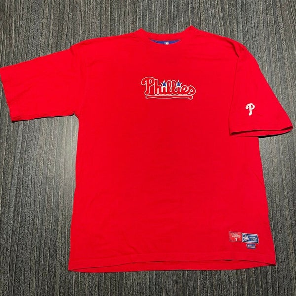 Nike, Shirts, Nike Philadelphia Phillies Philly Drifit Tshirt Red Size  Small