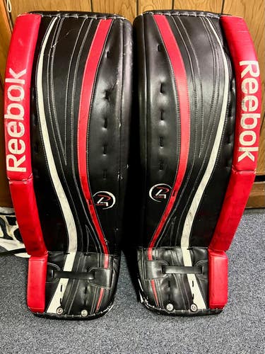 Used 35" Reebok Regular Premier 4 Goalie Full Set Pro Stock