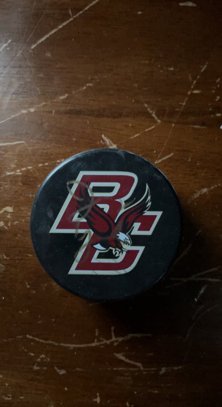 Boston College Signed head coach hockey puck