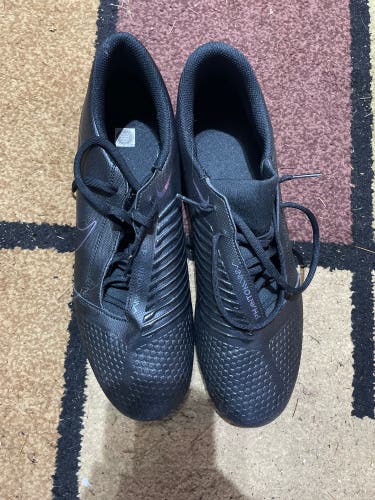 Black Unisex Size 12 (Women's 13) Nike phantom venom Cleats