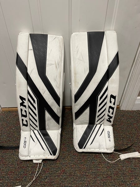 Used 28" CCM Axis 1.5 Goalie Leg Pads